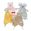 Soft Cute Cartoon Coral Fleece Hanging Hand Towel - Absorbent Kitchen Wiping Cloth