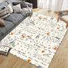 Peter Rabbit Flannel Printed Carpet, Home Sofa Decoration for Living Room & Bedroom, Non‑Slip Play Flannel Floor Mat for Game Room