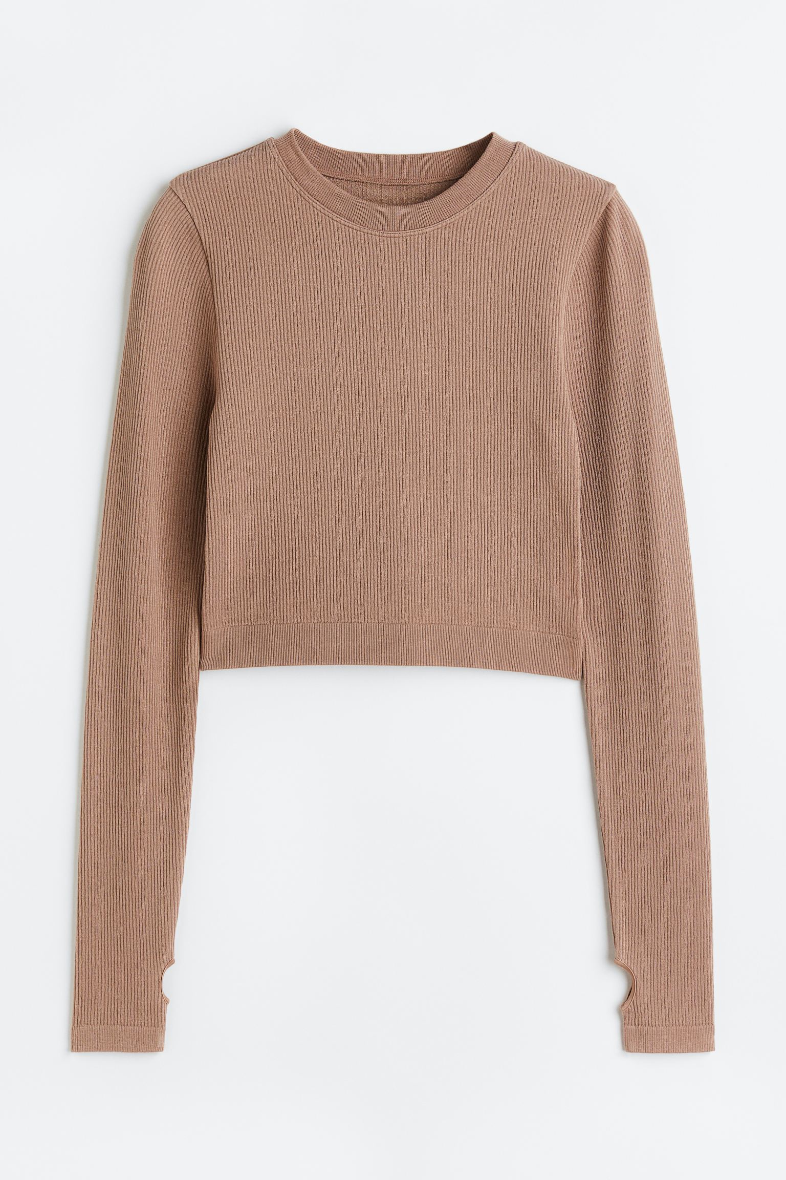 

Viscose-blend cropped top