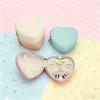 New Compact Heart-shaped Jewelry Box - Portable Ear Stud and Earring Storage Box