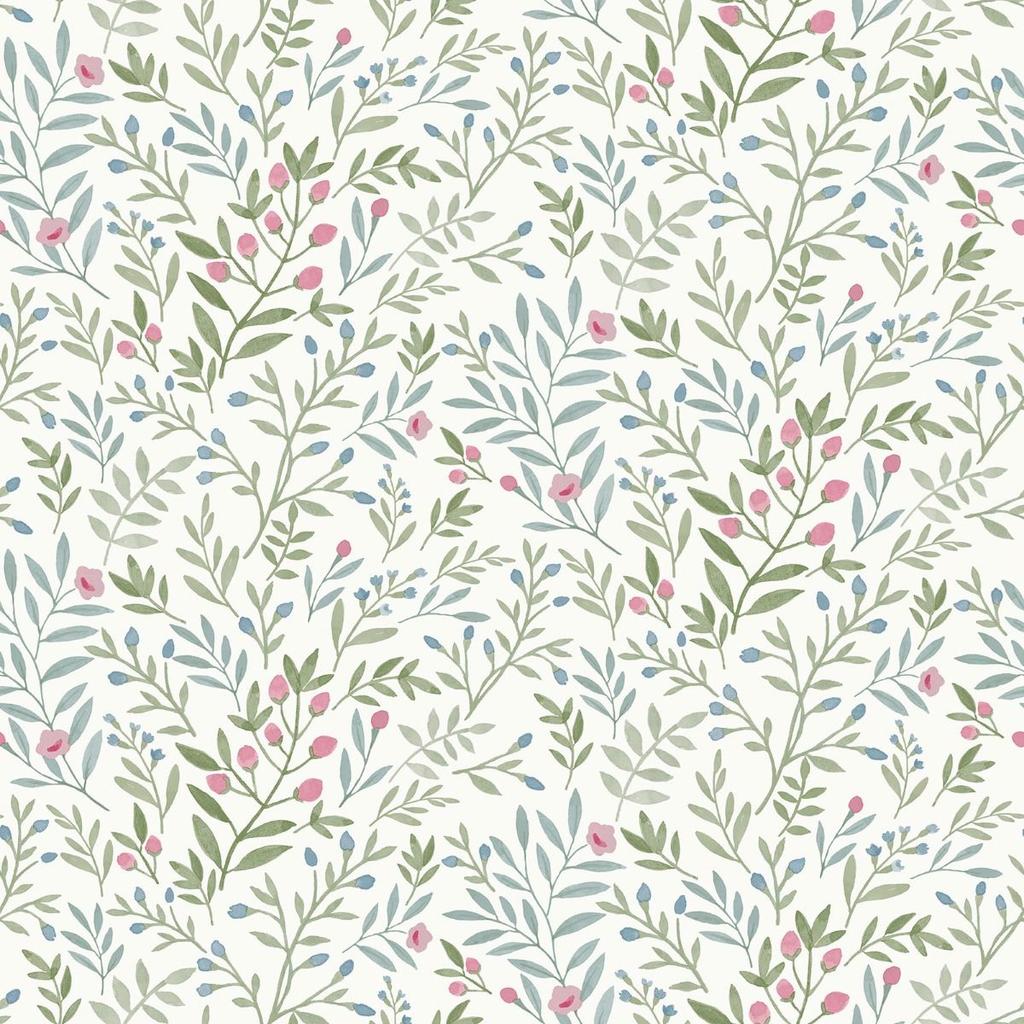 Grandeco Leafy Trail Vinyl Wallpaper