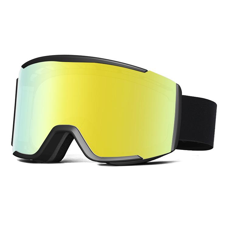 Mountaineering ski goggles for men and women, double-layer anti-fog, anti-UV, high-definition outdoor sports ski goggles