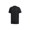 Adidas Striped Shoulder Logo Letter Short Sleeve T-Shirt Men Tops Black FL0349