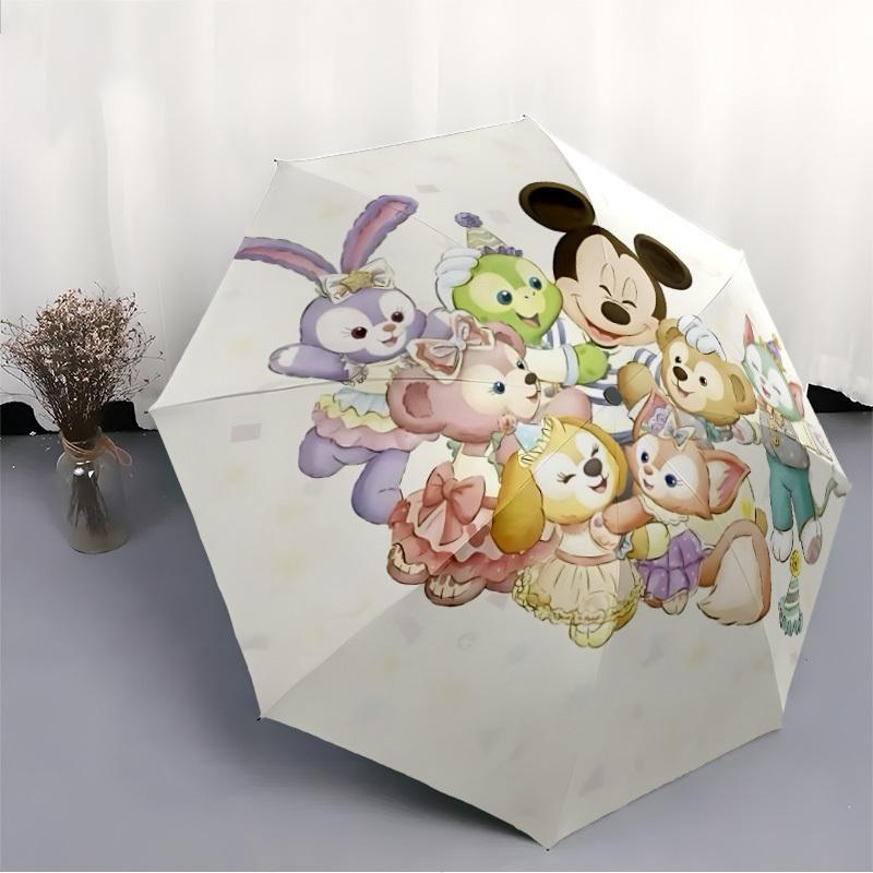 1pc Disney Characters Automatic Folding Umbrella, Compact Portable Travel Umbrella, Perfect Gift for Friends  Yy250806001