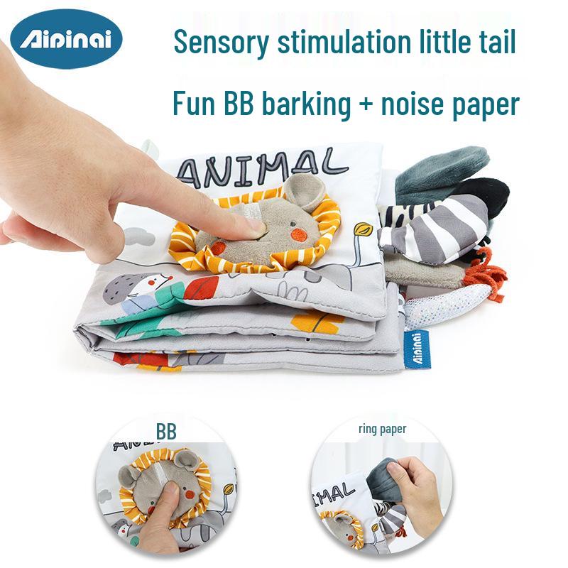 Infant Cognition Pop-up Cloth Book: Tear-proof, Chewable & Durable