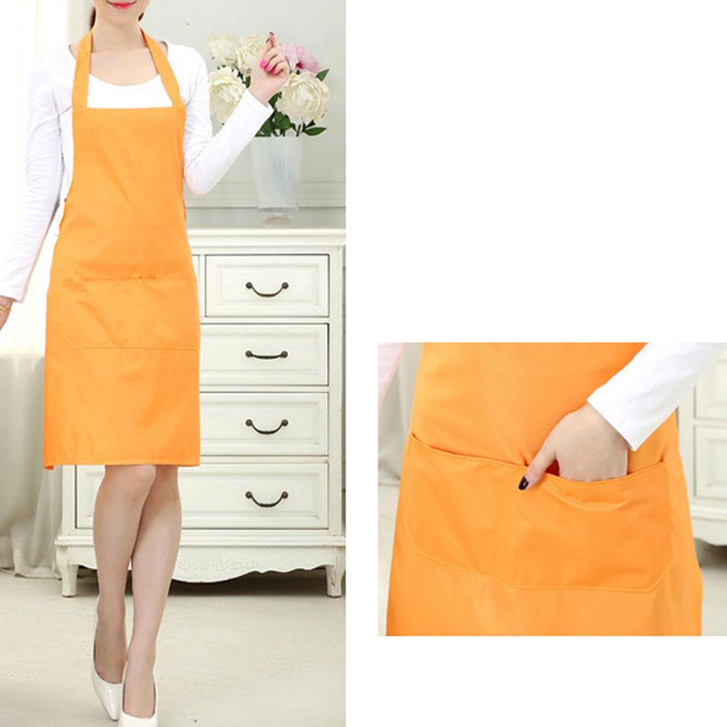 Apron For Kitchen Chefs - Durable And Comfortable To Wear Kitchen Apron Cooking Wide Coverage