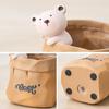 Adorable Animal-Themed Resin Succulent Pot In Paper Bag Design Decorative Planter for Home Decor & Stylish Gift Giving