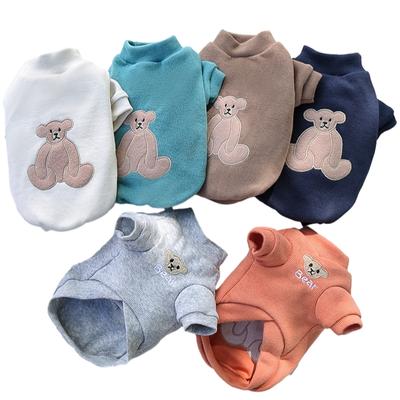 Bear Knitted Dog Sweater Dog Clothes for Small Dogs Cats Dogs Jacket Fashion Schnauzer Teddy Clothing Pet Supplies