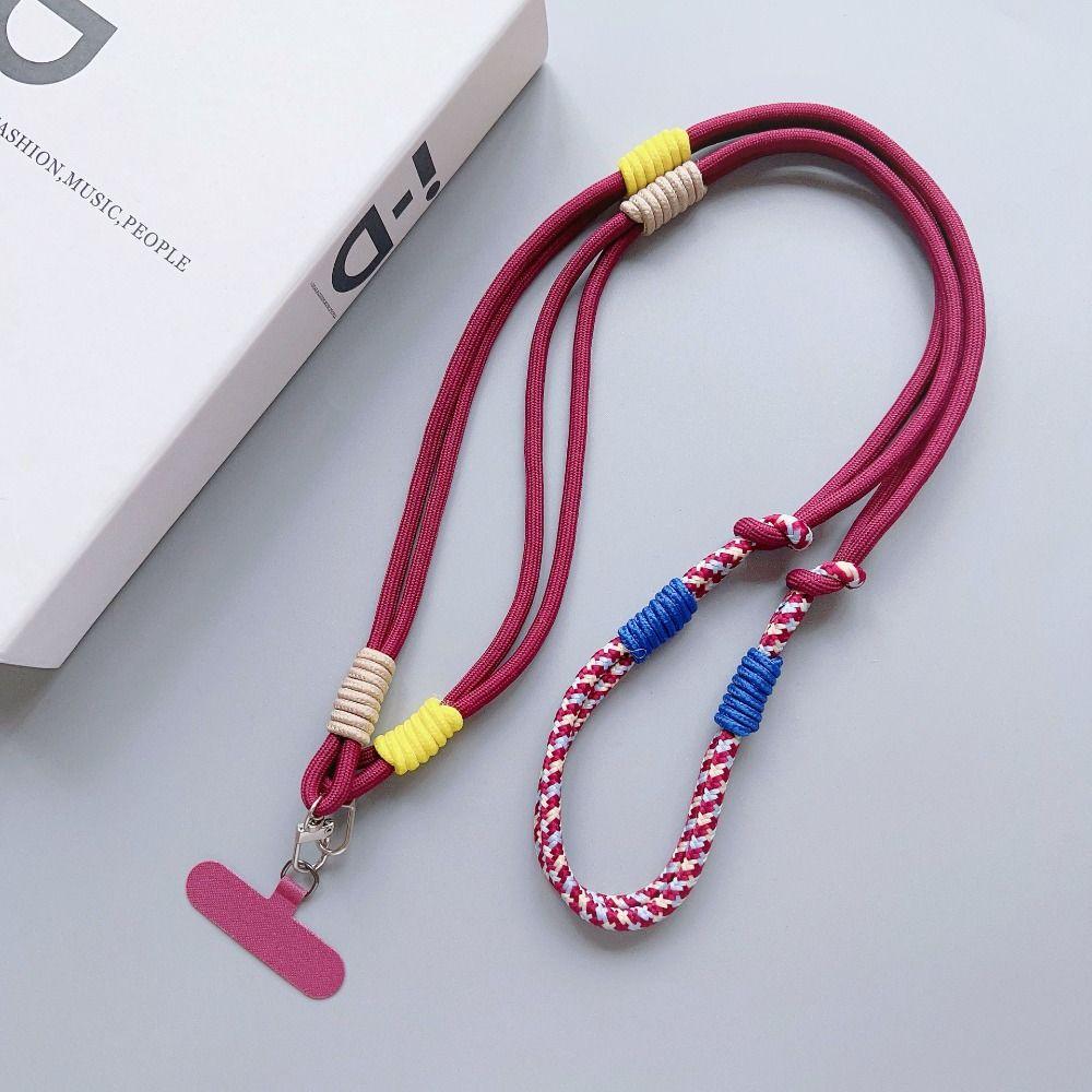 Bowknot Mobile Phone Back Clip Holder Chain Rope Mobile Phone Lanyard  Smartphones