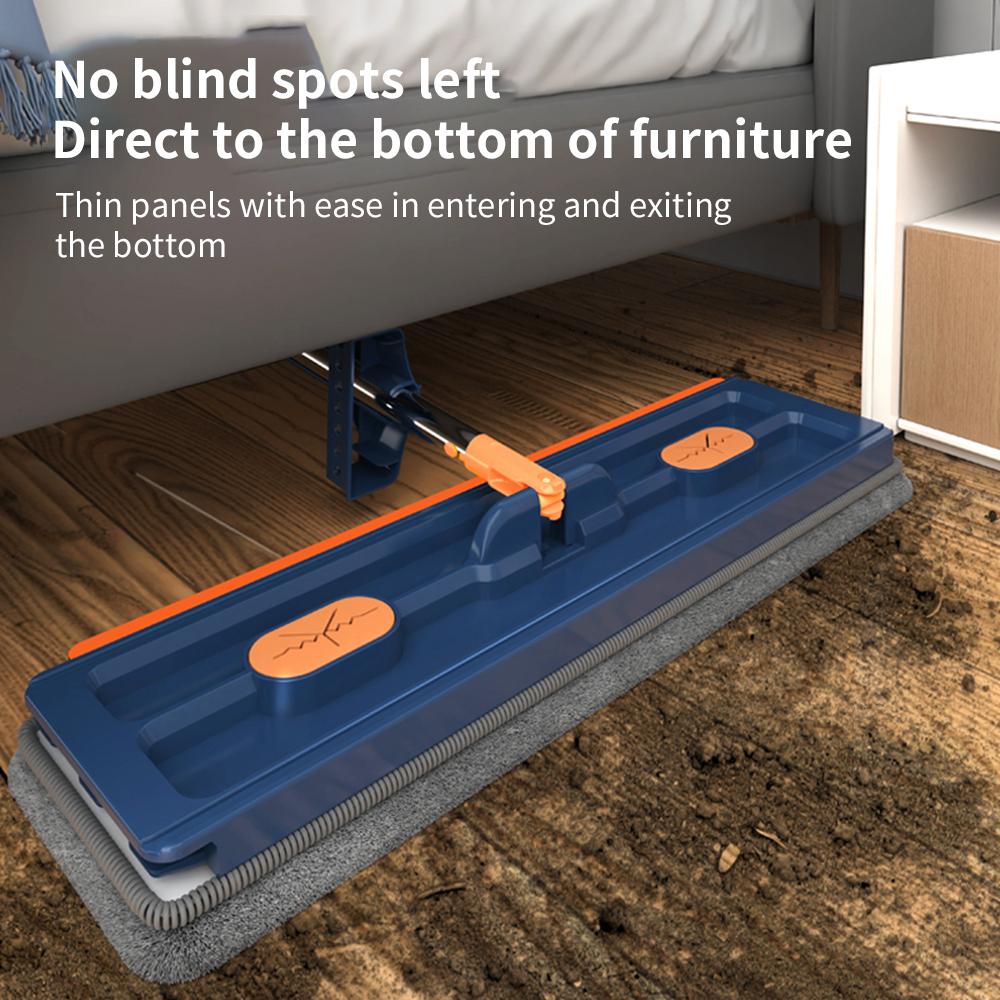 Microfiber Mop Hand Free Squeeze Cleaning Floor Mop With 6 Mop Pad Lazy Mop Automatic Dehydration Magic Flat Mops Cleaning