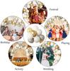 LEMON White Gold Balloon Garland Arch Kit Metallic Confetti Globos Wedding Baby Shower Birthday Party Decorations Supplies