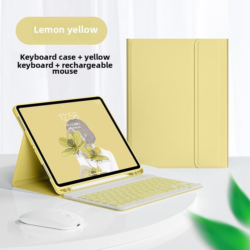 Bluetooth Keyboard Leather Case for IPad 10 10.2 with Pencil Slot Compatible Air 5 Pro 12.9 Mouse