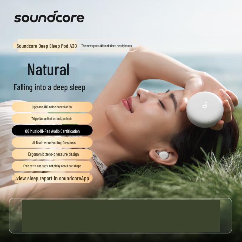 SoundCore Sleep A30 Wireless Noise-Cancelling Sleep Headphones
