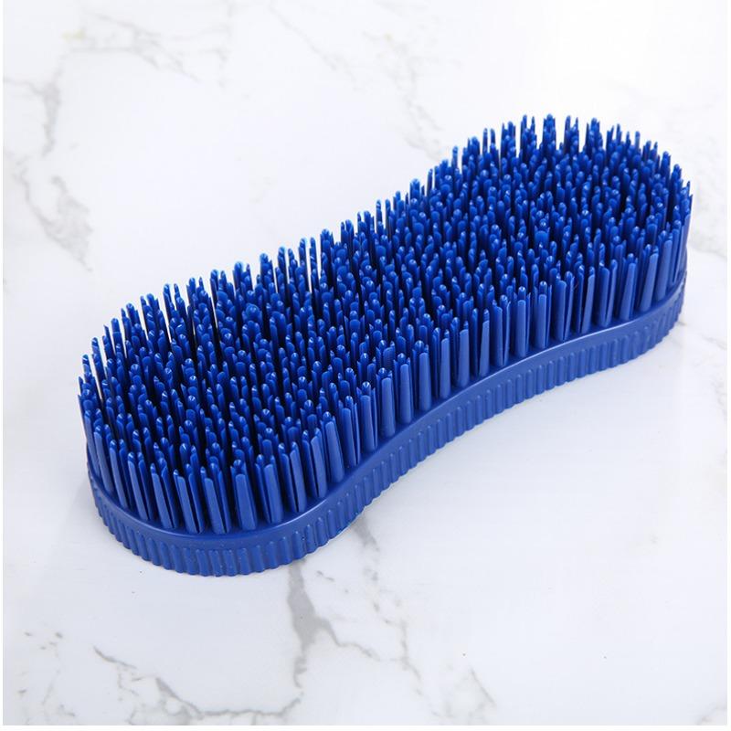 Plastic soft rubber bristles integrated 8-figure brush jeans brush household hard-bristle board brush kitchen cleaning brush
