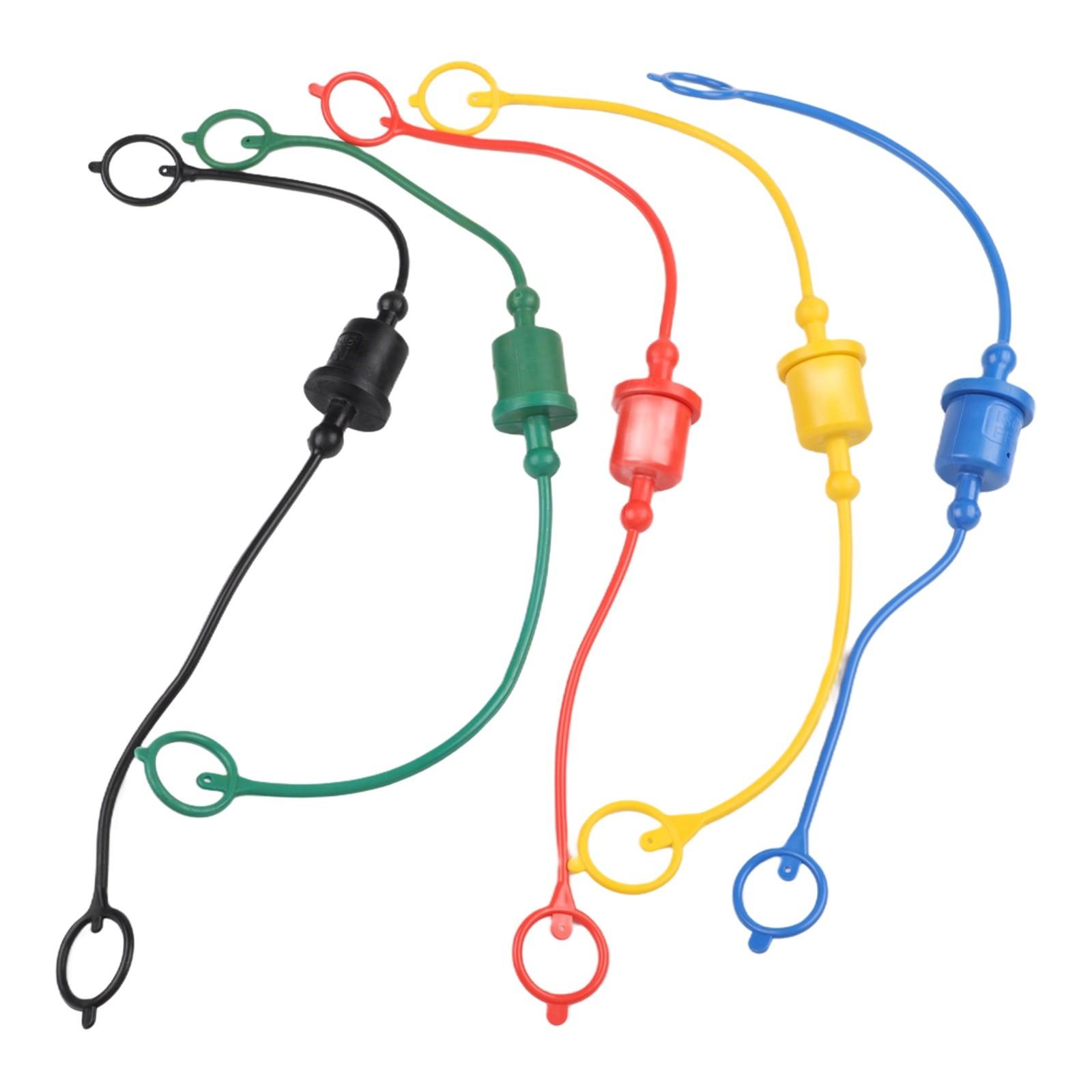 Dust Cap Flat Face Connector Hydraulic Quick-connect Coupler 5PCS