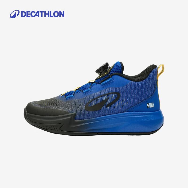 Decathlon NBA Warriors FAST500 Youth Basketball Shoes with Twist-Knot 32