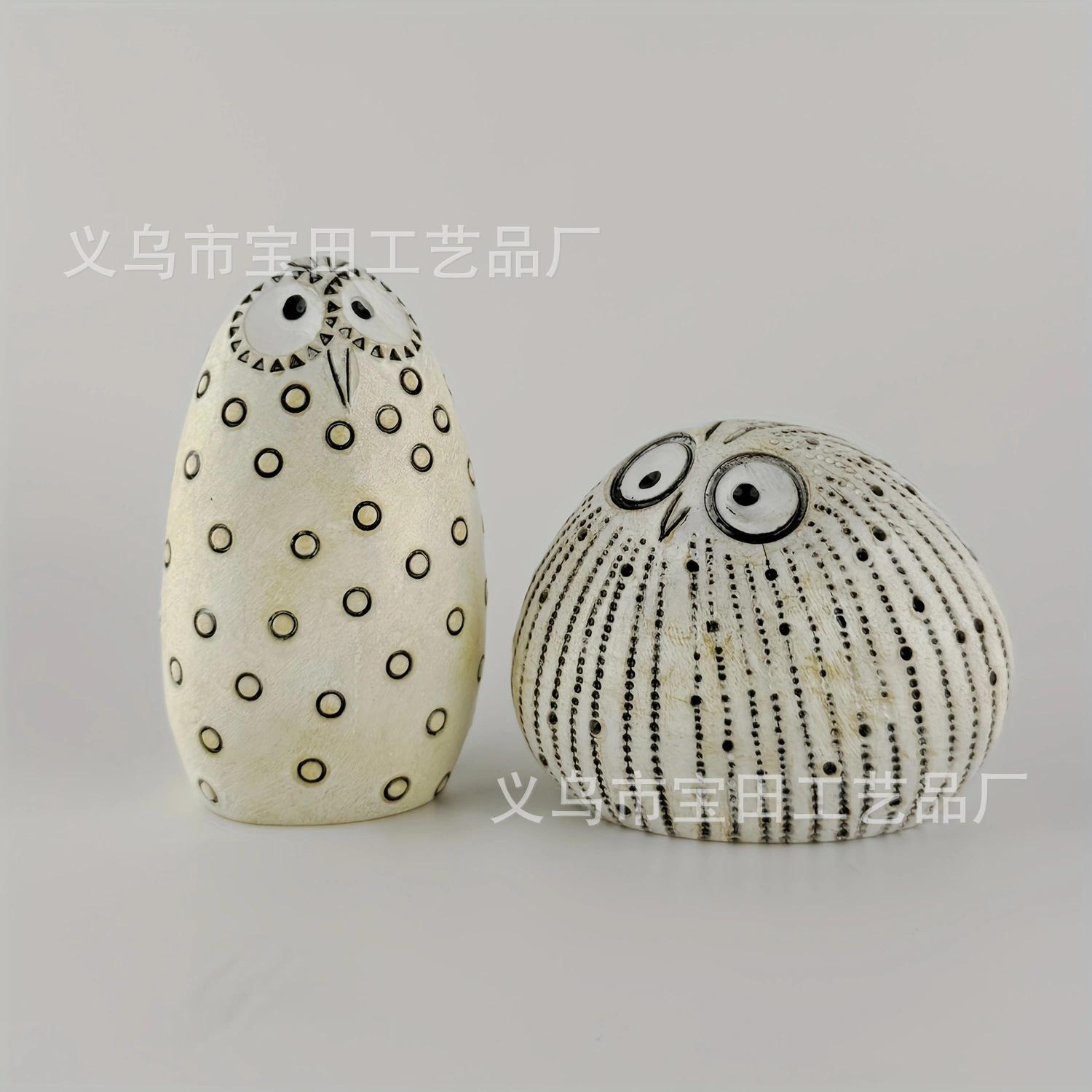 

Набор сов, Статуэтка Смешная сова Декоративная птица Арт Смола Статуэтка Орнамент