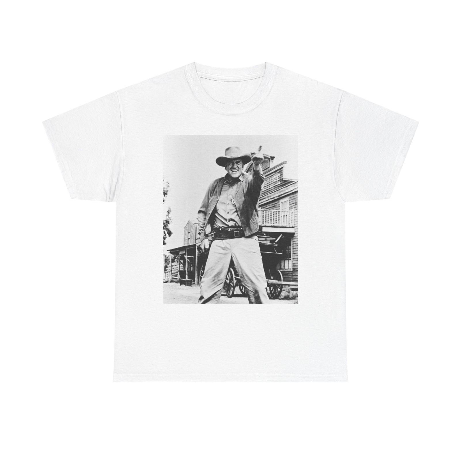 Gunsmoke T Shirt Graphic Vintage Series Western Unisex Heavy Cotton Tee XXXL