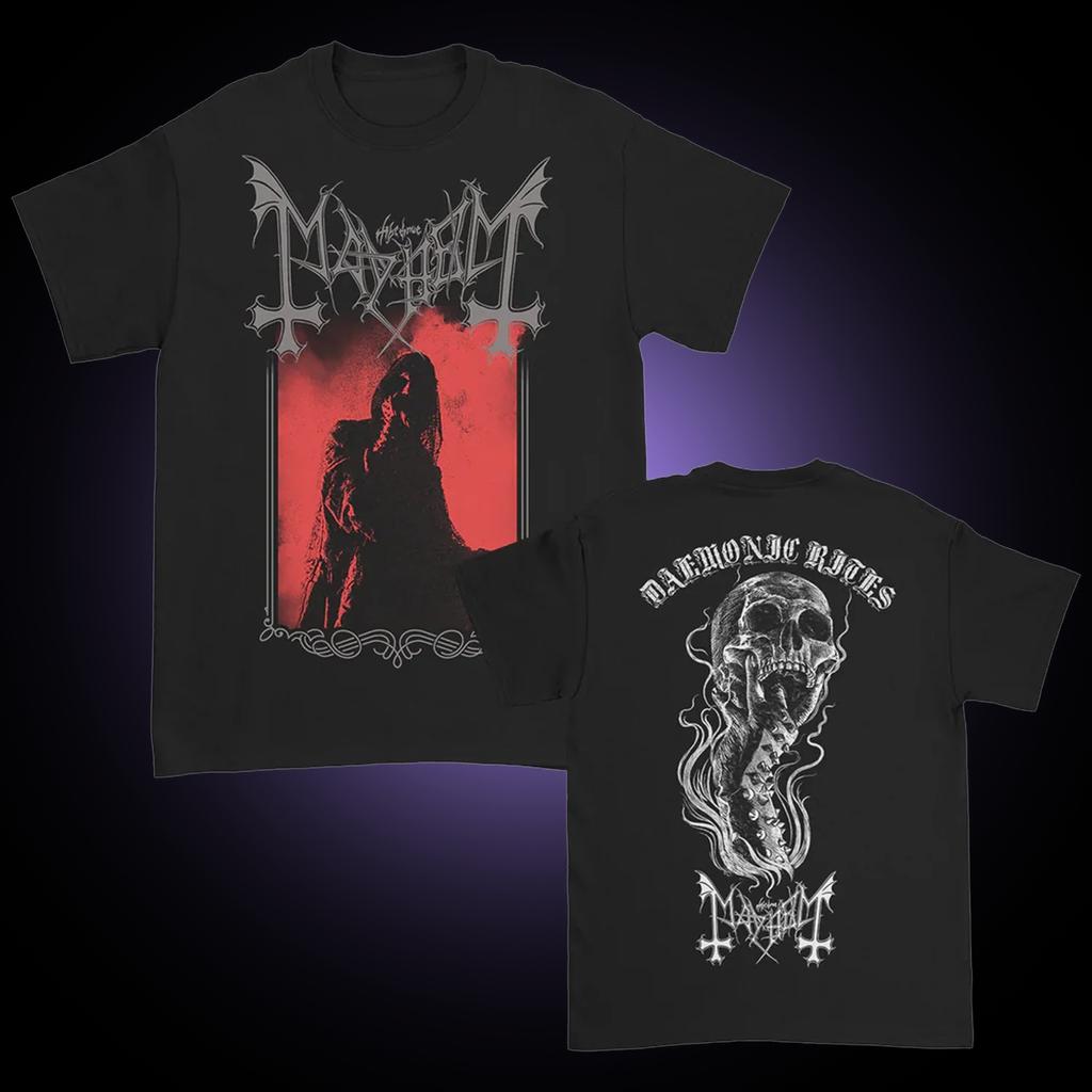 Mayhem Black Metal Band T Shirt Men Women Casual Pure Cotton T Shirt Vintage Fashion O-Neck Short