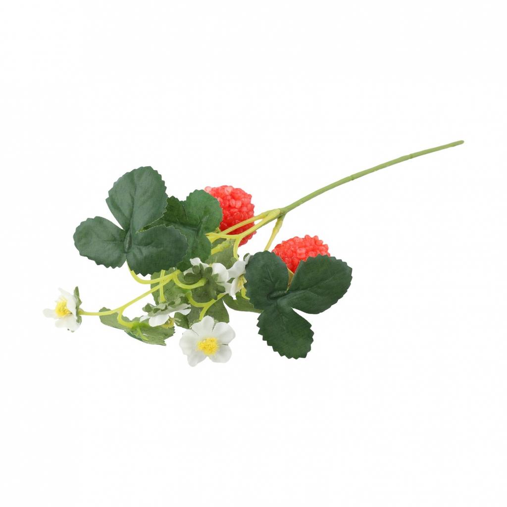 Künstliche Erdbeerblüten Dekorative Blumenvase Lichtbeständig