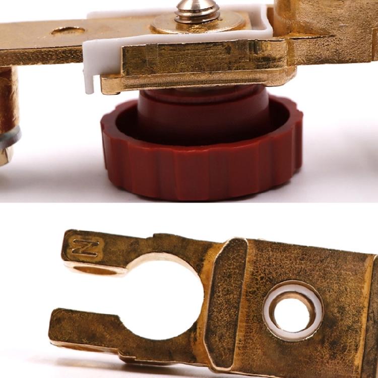 Universal Battery Isolator with Knob Battery Shut Offs Switch for Car Truck Top Post Battery Disconnect Switch