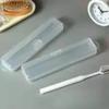 Portable travel toothbrush case, transparent toothbrush storage box, toothpaste box, multi-purpose storage dust-proof box