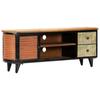 Day and Night - Day and Night TV Cabinet Made of Solid Recycled Wood 120x30x45 Cm