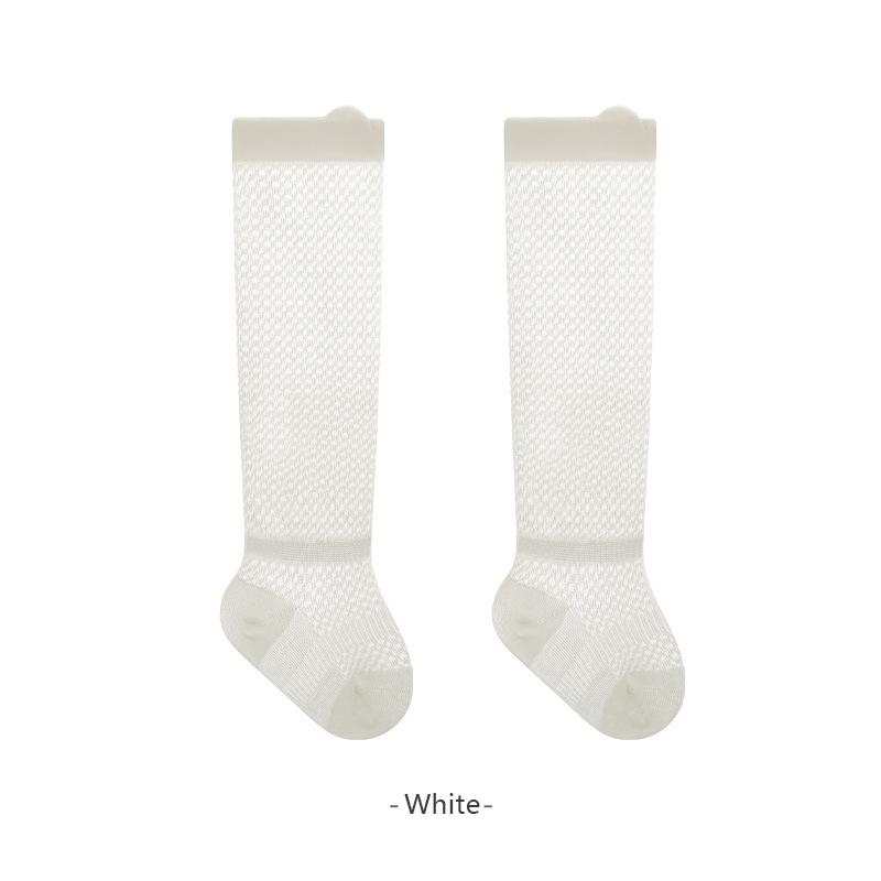 Summer Mesh Thin Baby Stockings Mosquito Baby Long Tube Socks Loose Cuff Boneless Newborn Socks Baby High Knee Socks