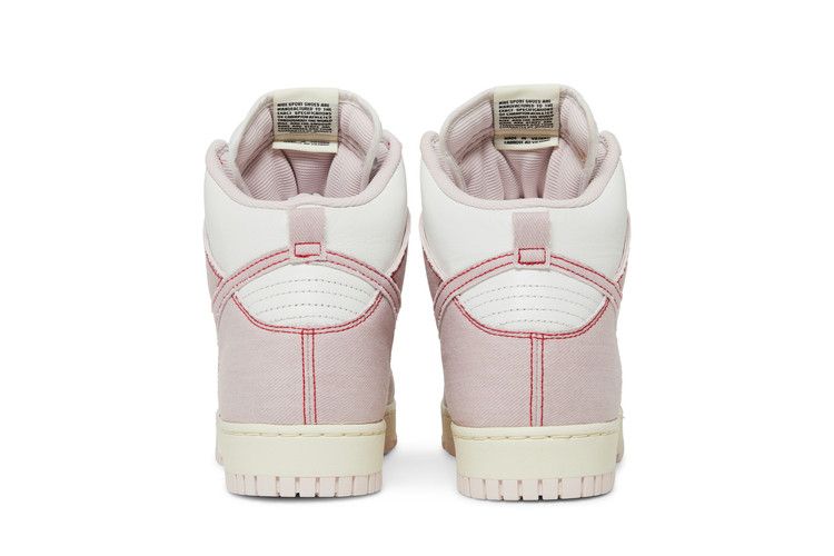 Men's Sneakers Nike Dunk High 1985 Barely Rose Denim Light Pink/White/Red