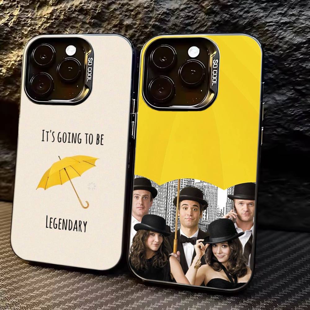 H-How I Met Your Mother Himym Phone Case For iPhone 17,16,15,14,13,12,11 Plus,Pro Max,XS,Colorful Silver Black Cover