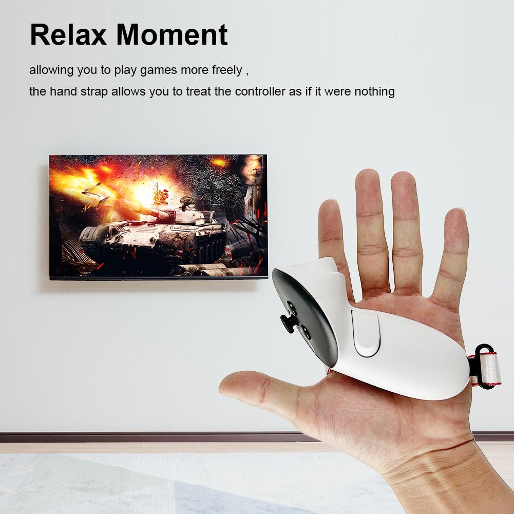 Accessories Pack Battery Cover Replacement Kit Adjustable Active Straps Metal Ring Buckle for Meta Quest 3 VR Controller Grips