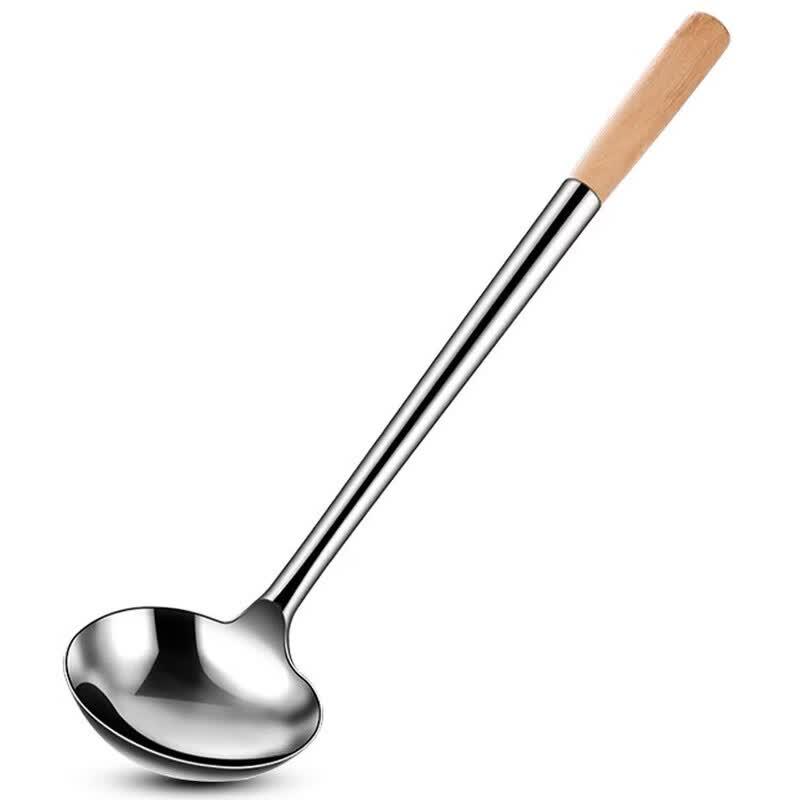 CHAHUA Stainless Steel Commercial Wok Ladle