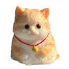 Simulation Cat Squeeze Toy Anxiety Stress Relief Kitten Pinch Sensory Toy Kids Adults Soft Silicone Stress Ball Animal Fidget Toy