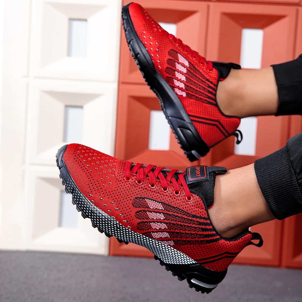 Men's Casual Shoes Large Sizes 39-48 Comfort Breathable Hot Selling Hiking Shoes Fashionable Anti Slip Outdoor Running Shoes