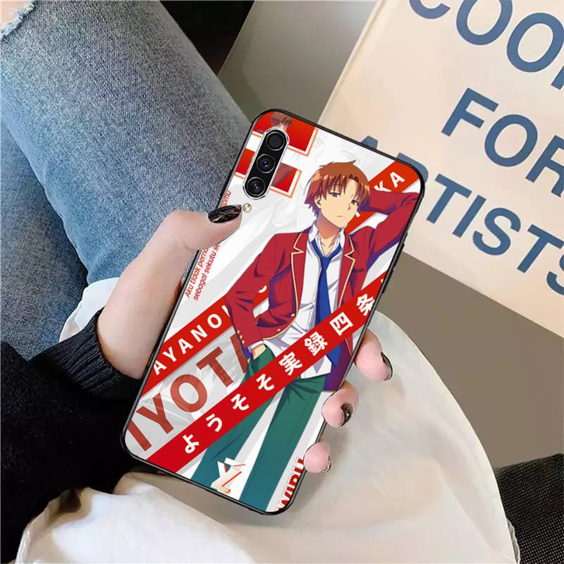 Custodia per Telefono Classroom Of The Elite Kiyotaka Per Samsung galaxy A S note 22 52 21 20 53 51 71 12 13 10 32 50 fe ultra plus