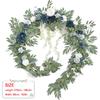 1.8/2.7M Artificial Flowers Wedding Eucalyptus Garland with Rose Wedding Table Centerpieces Boho Bridal Shower Decoration Wreath