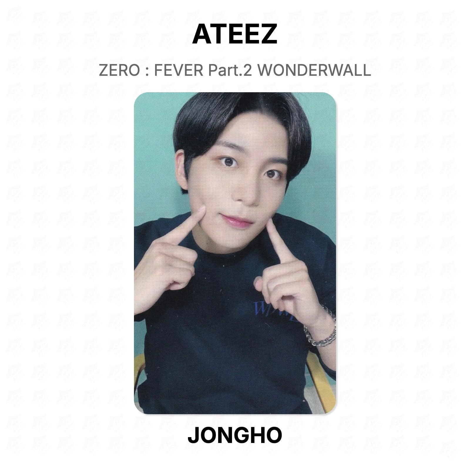 АТИЗ НОЛЬ : FEVER Часть 2 WONDERWALL Официальная фотокарточка JONGHO 02