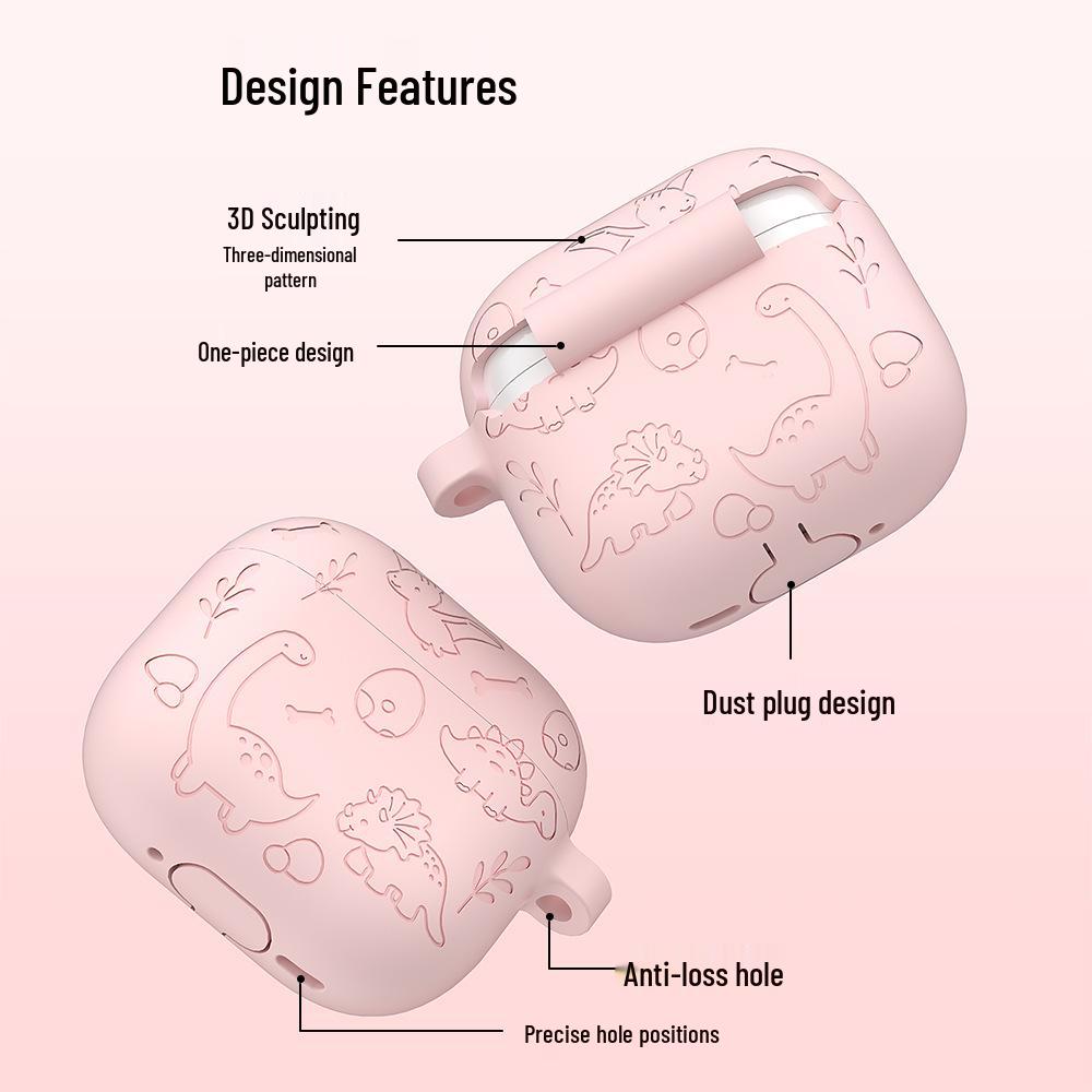 4th Gen AirPods Protective Silicone Case - Solid Color, Cute, Soft Shell for AirPods Pro 3