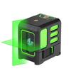 Компактний 2-лінійний зелений лазерний рівень з яскравим світлом та автоматичним кресленням ліній