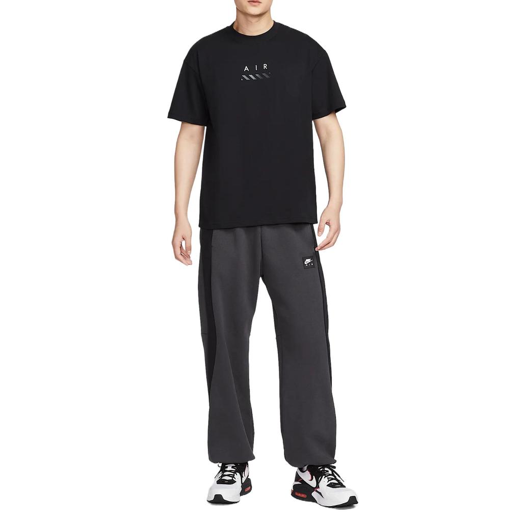 Nike Sportswear Minimalist Fashion Versatile Classic Short Sleeve T-Shirt Men Tops Black HJ0581010