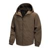 Giacca a guscio con cappuccio antivento da uomo per primavera/autunno - Abbigliamento outdoor e sportivo per alpinismo