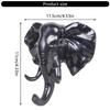 Elephant Deer Head Wall Hook Decorative Key Holder With Sturdy Plastic And Easy Adhesive For Home Decoration