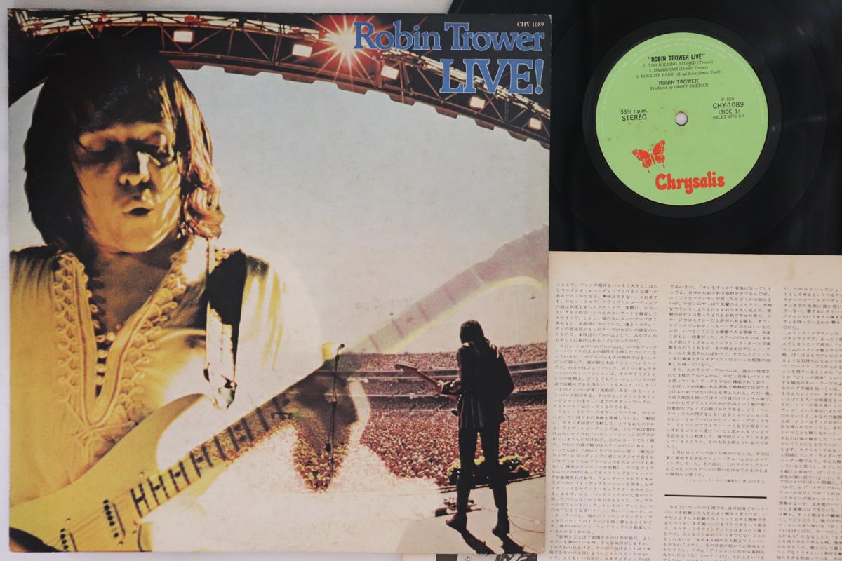 Виниловая пластинка ROBIN TROWER  Robin Trower Live CHY1089 CHRYSALIS 1976 Япония Рок Б/У