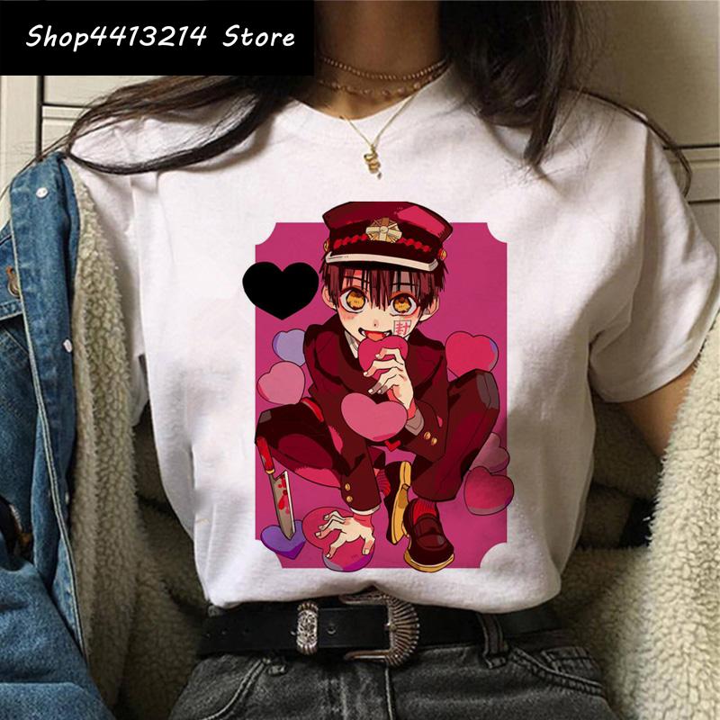 Hanako Kun T Shirt Women Japanese Anime Summer Tops Toilet Bound Funny Cartoon TShirt Harajuku Unisex Tshirt Female New
