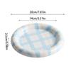 Cute Korean Ceramic Plate Unique Plate For Cake Food Dinner Breakfast Dessert Salad Decorative Dish 8 Inch Table Decorations