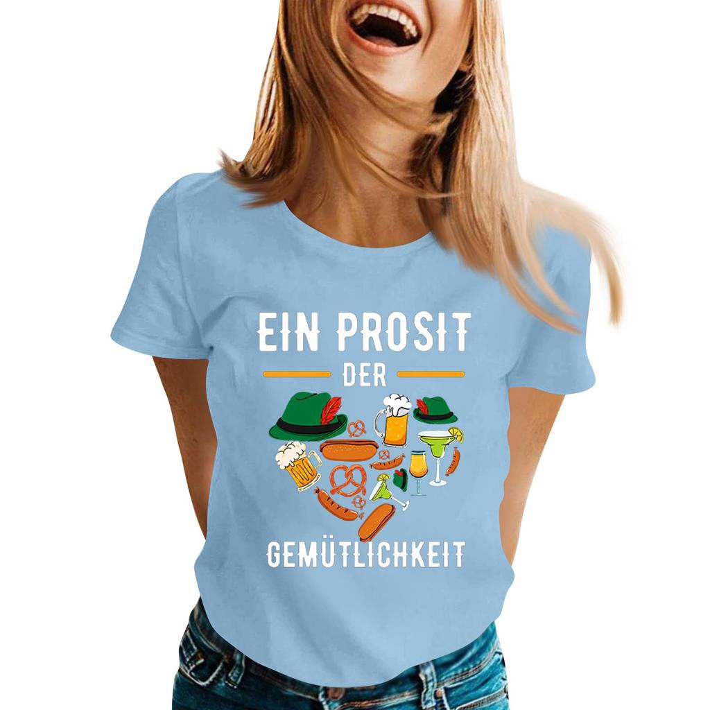 Fashion Casual Unisex Letter Print T-Shirt with Festival Graphic Design - Short Sleeve Round Neck Tee for Men and Women