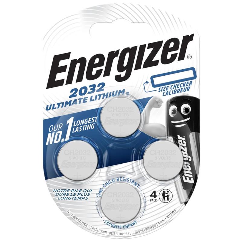 Lithiová baterie mini Energizer Ultimate Lithium CR2032 x4 [N]