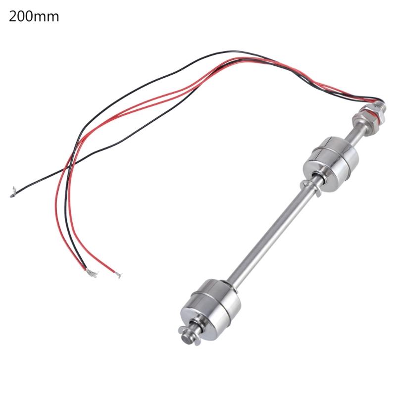 Stainless Steel Float Switch for Tank Liquid Water Level Sensor Double Ball Float Switch for Tank Pool Flow Sensors