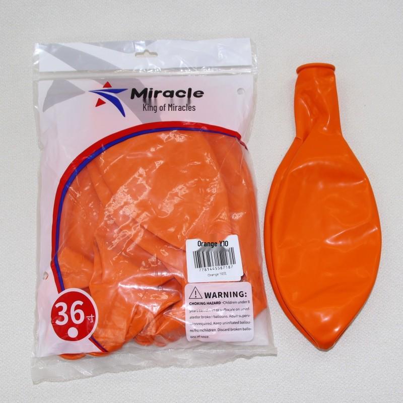 Miracle Star 36" Transparent Latex Balloon for Birthday, Party, Wedding Decor