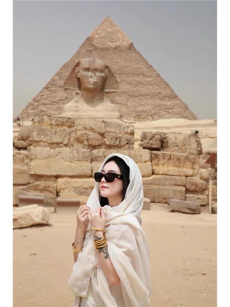 Desert Sun Protection Shawl: Lightweight Cotton Linen Silk Scarf for Travel